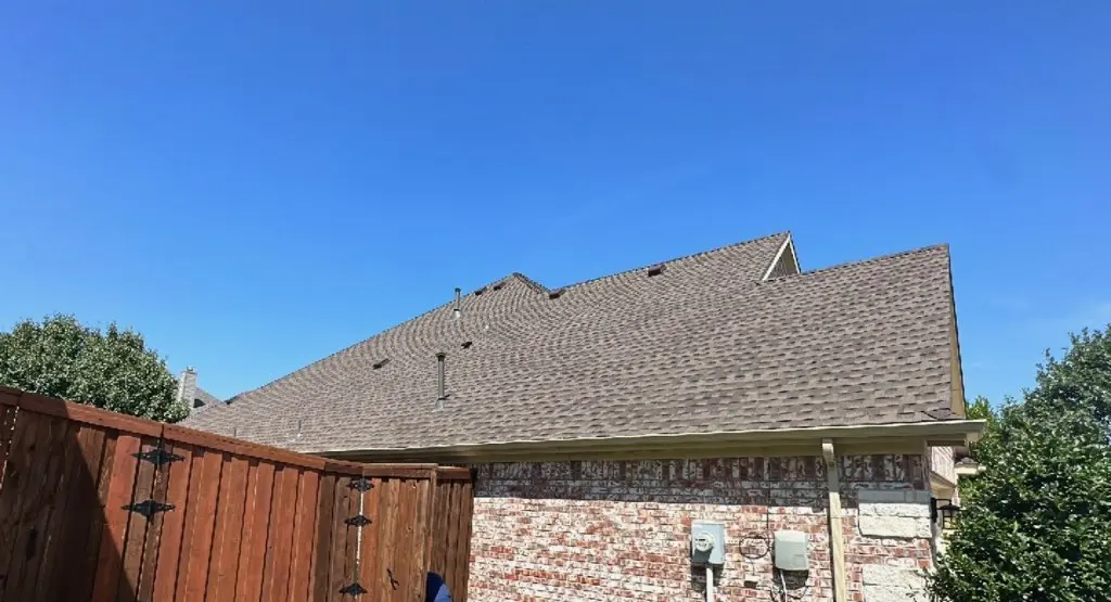Completed roof replacement project in Clearlake
